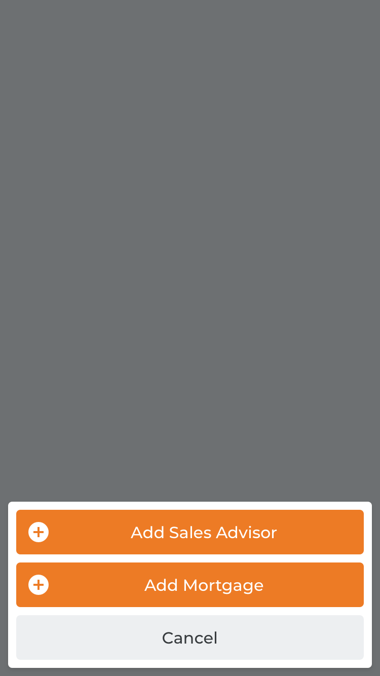 Mobile admin mockup showing user roles interfac